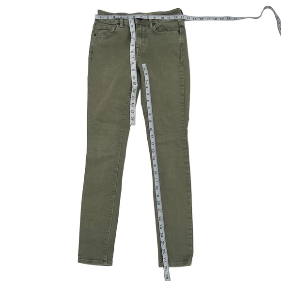 Bullhead Denim Co Green High Rise Skinniest Denim Jeans Size 1 Women's - Picture 3 of 6